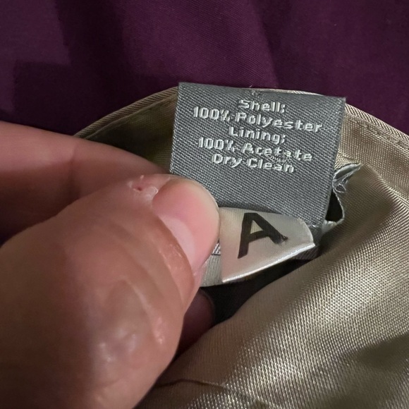 Ann Taylor Size 12 Oat Tan Brown Floral Lace Print Pleated Midi Skirt - Picture 4 of 7